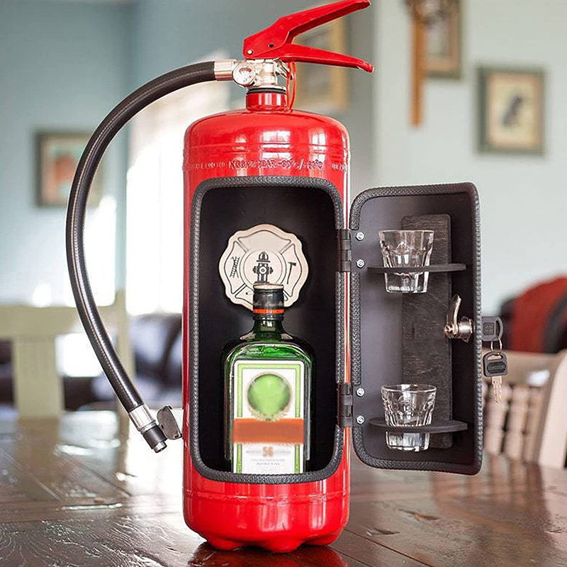 Fire Extinguisher Small - طفاية حريق شكل مربع النبيذ الحلي