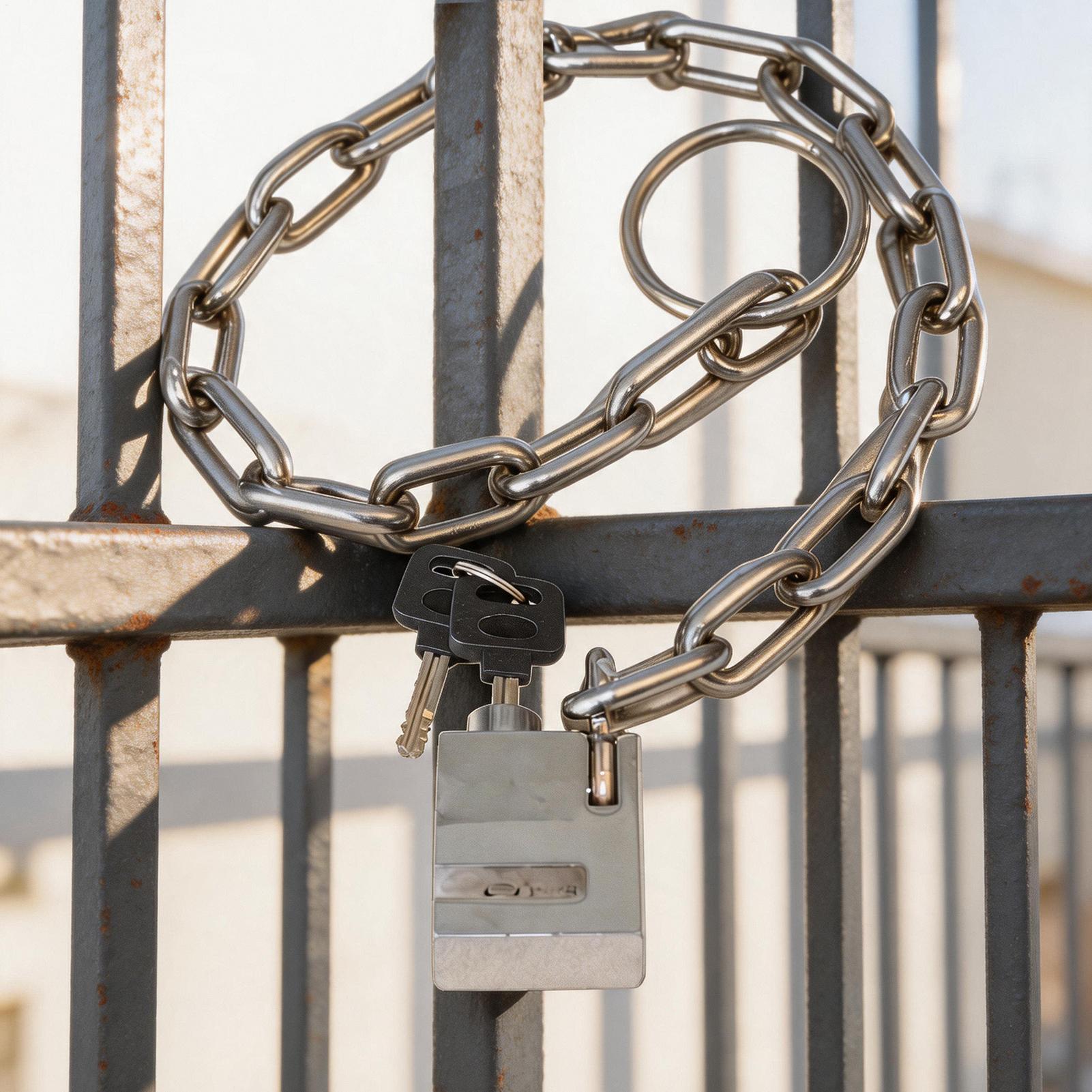 Security Chain Door - قفل سلسلة دراجة شديد التحمل مع