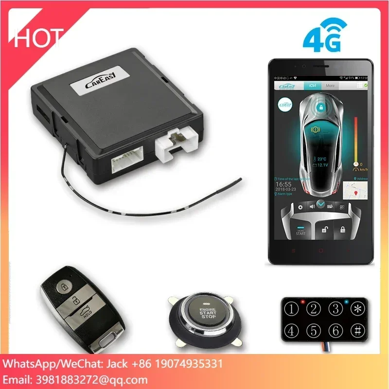 Door Stop Alarm - نظام إنذار للسيارة بتقنية 4G GPS/GSM