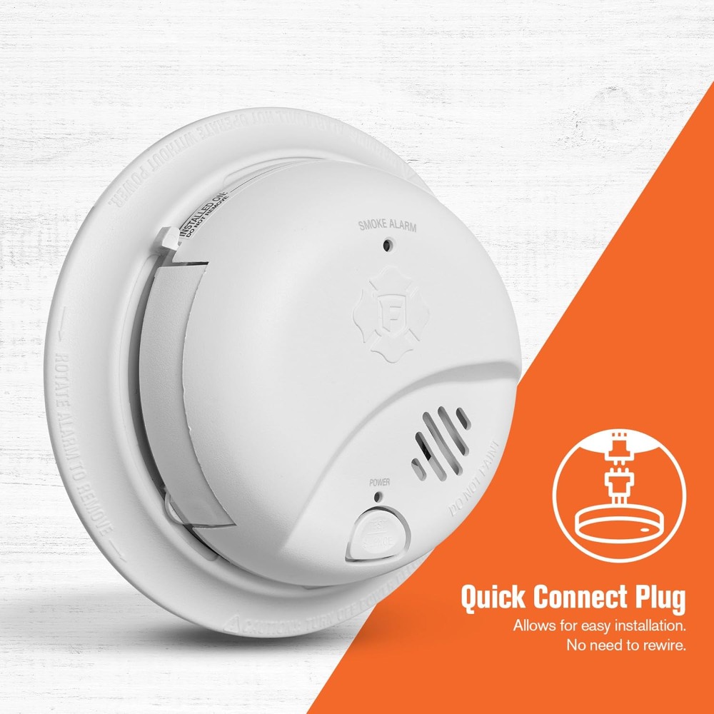 Smoke Detector Interconnected - جهاز إنذار دخان قابل للربط السلكي