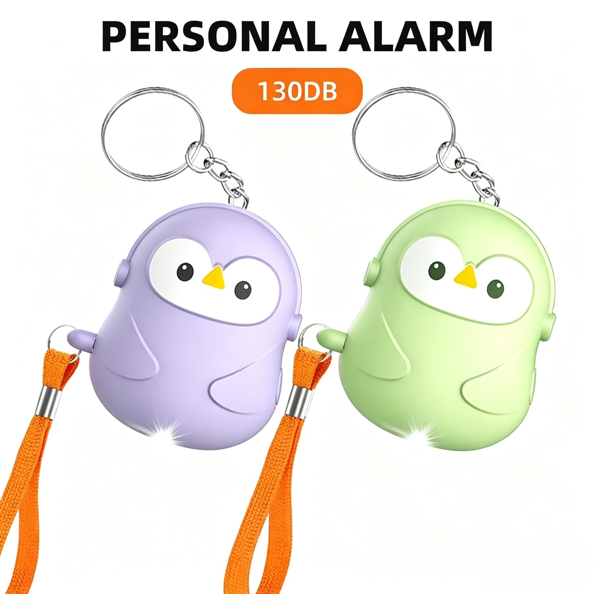 Personal Alarm Keychain - جهاز إنذار شخصي للدفاع عن النفس