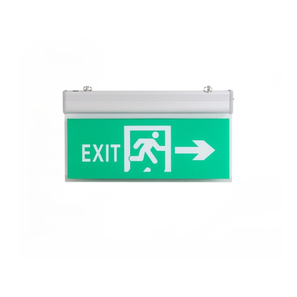 Emergency Exit Sign - مصباح إشارة طوارئ LED تجاري 110-240