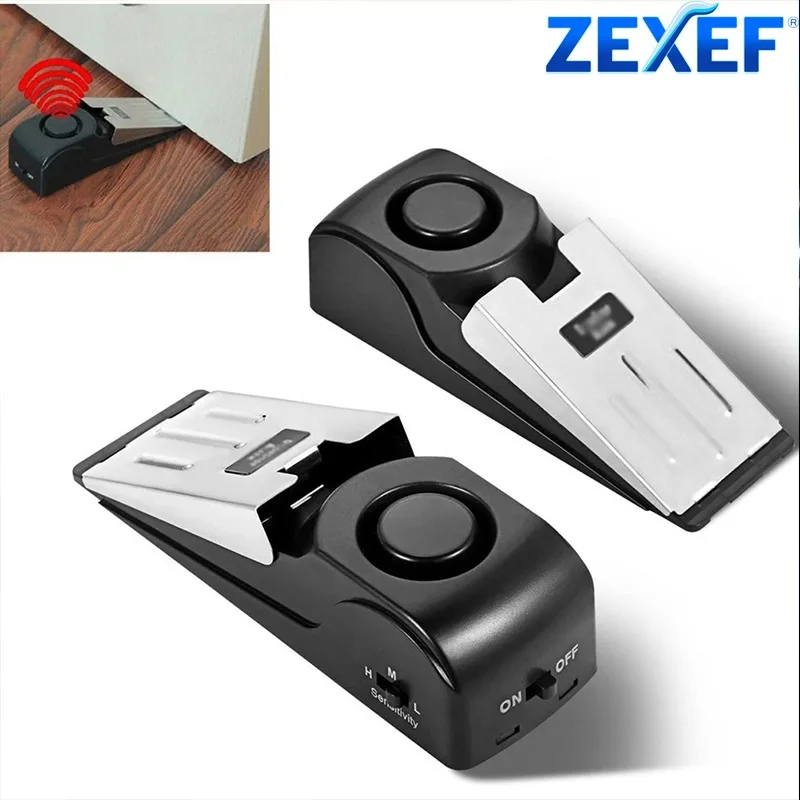 Door Stop Alarm - ZEXEF حماية أمنية صغيرة 125DB نظام