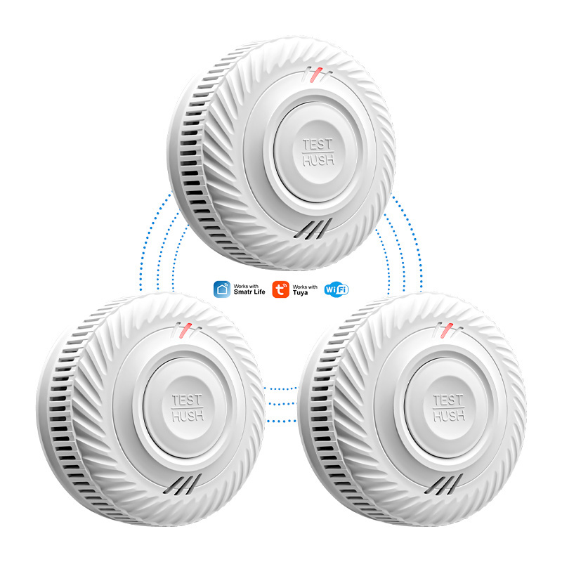 Smoke Detector Interconnected - كاشف دخان السجائر الذكي اللاسلكي للفنادق