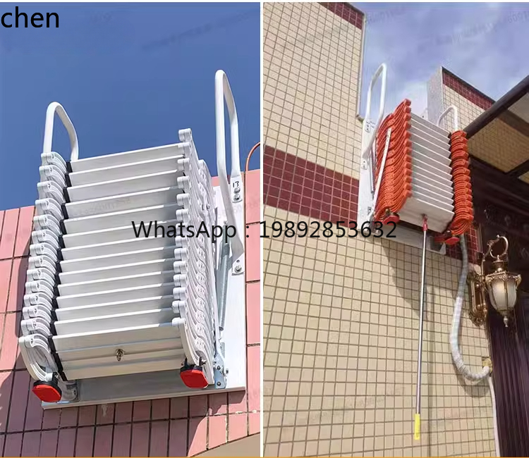 سلم تلسكوبي من ABB للاستخدام ا - مراجعة Fire Escape Ladder وسعره