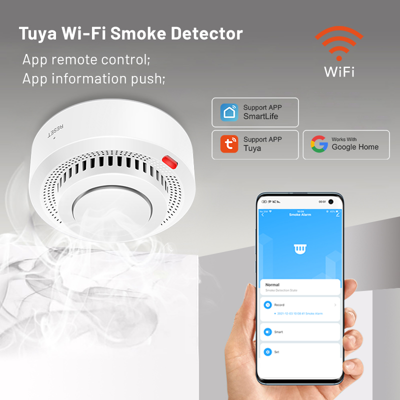 جهاز استشعار الدخان الذكي واي  - مراجعة Smoke Detector Interconnected وسعره