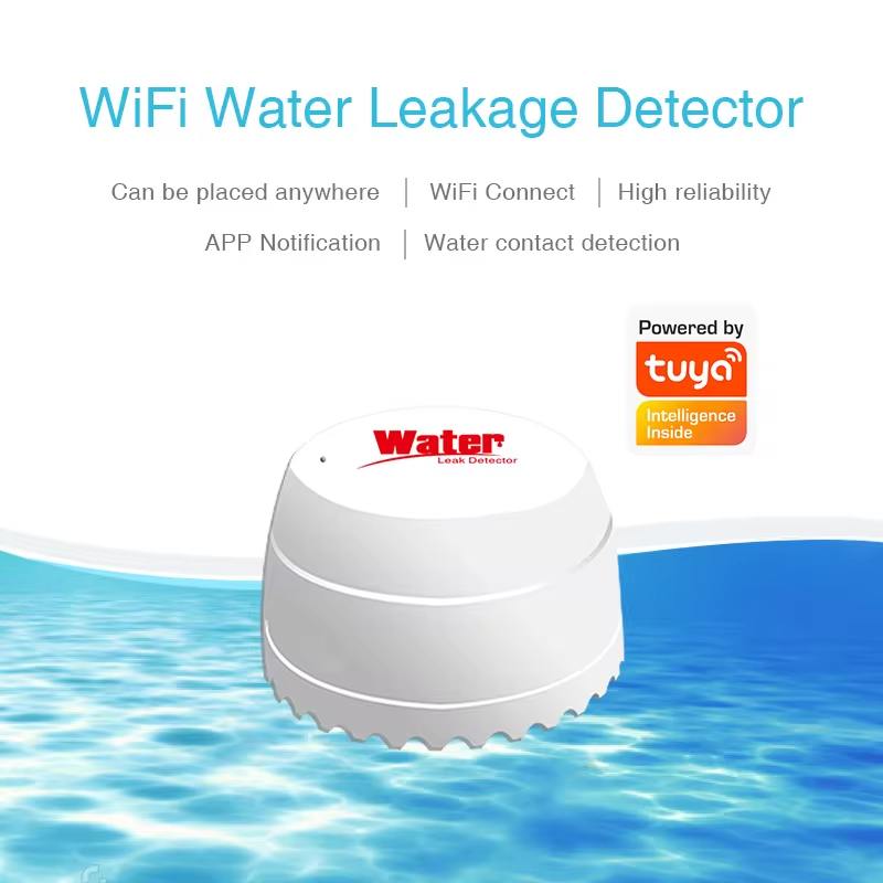 Tuya WiFi كاشف تسرب المياه مست - مراجعة Water Alarm Sensor وسعره