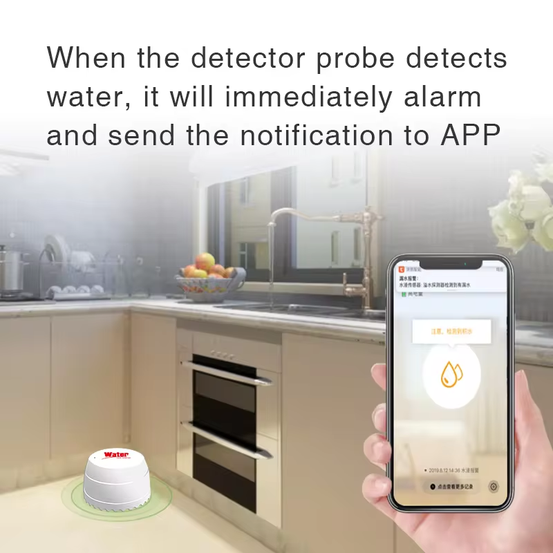Tuya WiFi كاشف تسرب المياه مست - مراجعة Water Alarm Sensor وسعره