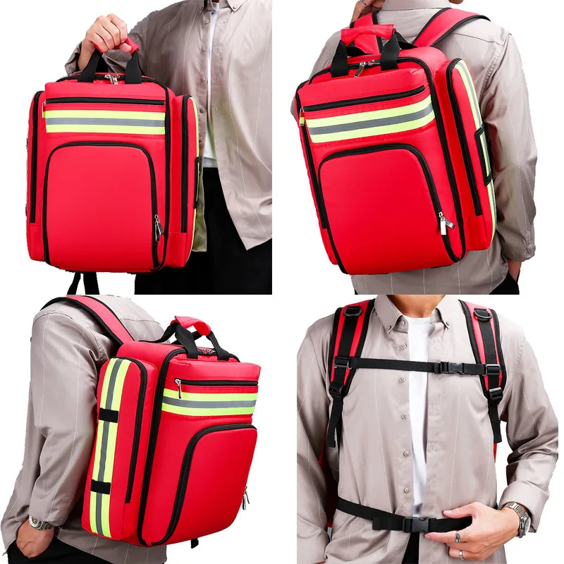حقيبة ظهر كبيرة للإنقاذ في حال - مراجعة First Aid Bag Kit وسعره