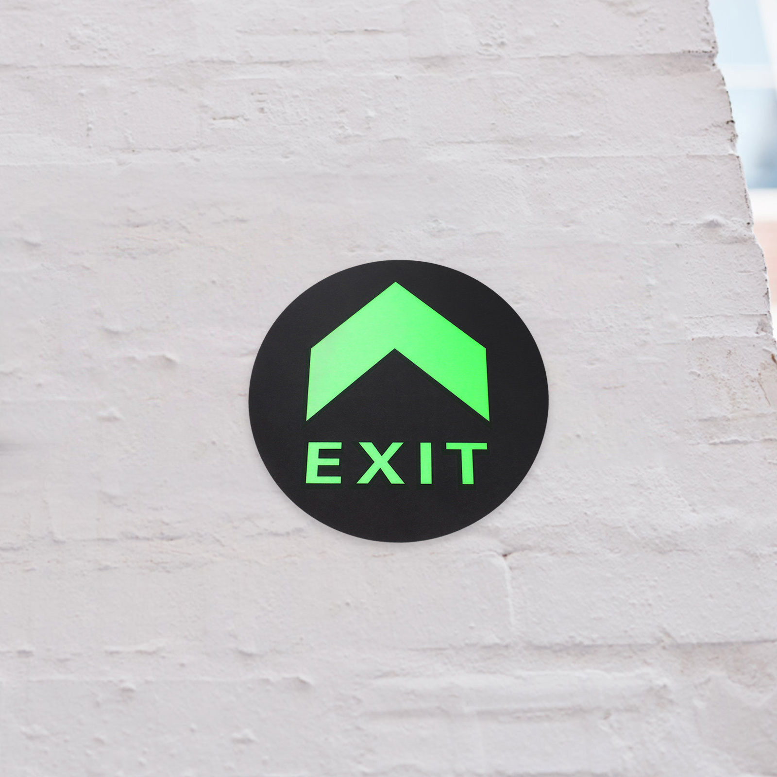5 قطع ملصقات إشارة الخروج المض - مراجعة Emergency Exit Sign وسعره