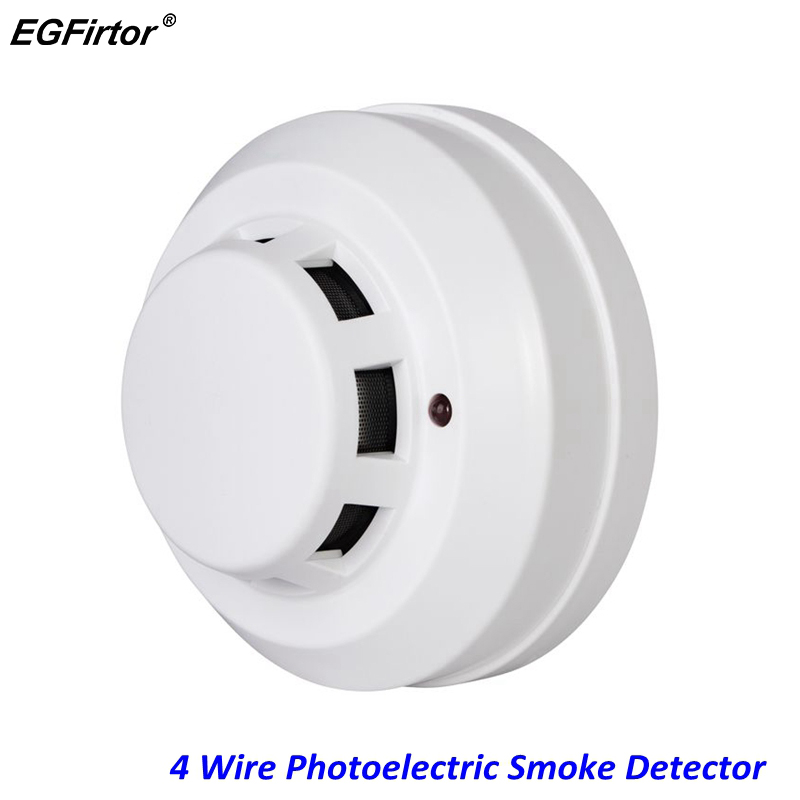 إنذار الحريق 4 سلك كهروضوئية ك - مراجعة Smoke Detector Interconnected وسعره