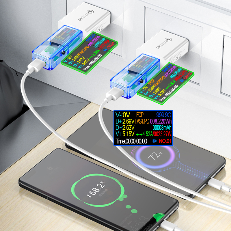 15 في 1 USB 3.1 تستر تيار مستم - مراجعة Co Detector Plug وسعره
