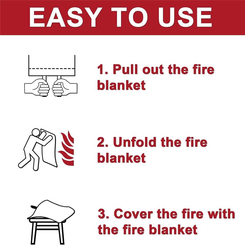 عرض ترويجي: بطانيتان للطوارئ ض - مراجعة Fire Blanket Kitchen وسعره