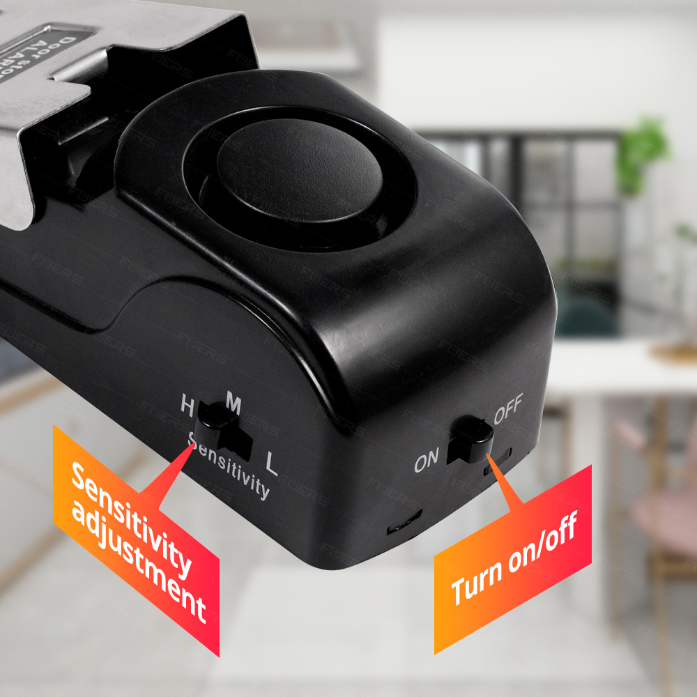FUERS نظام إنذار إيقاف الباب 1 - مراجعة Door Stop Alarm وسعره