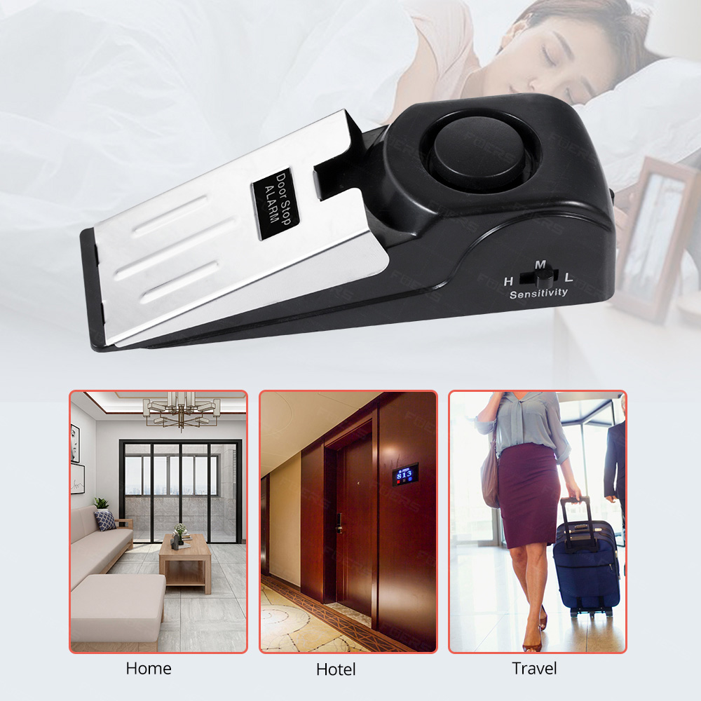 FUERS نظام إنذار إيقاف الباب 1 - مراجعة Door Stop Alarm وسعره