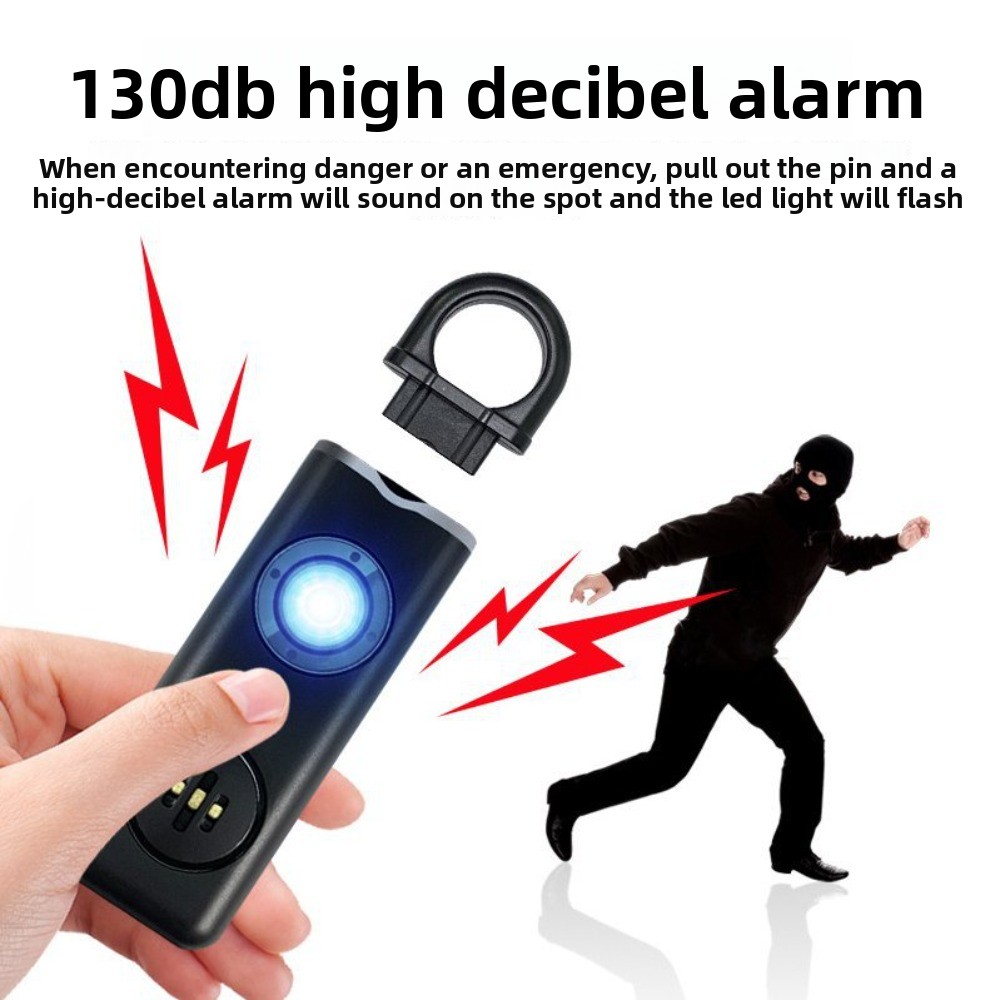 جهاز إنذار شخصي عالي الصوت 130 - مراجعة Personal Alarm Keychain وسعره