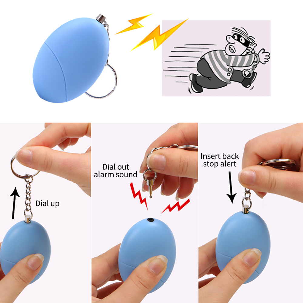 1 قطعة إنذار الدفاع عن النفس 1 - مراجعة Personal Alarm Keychain وسعره