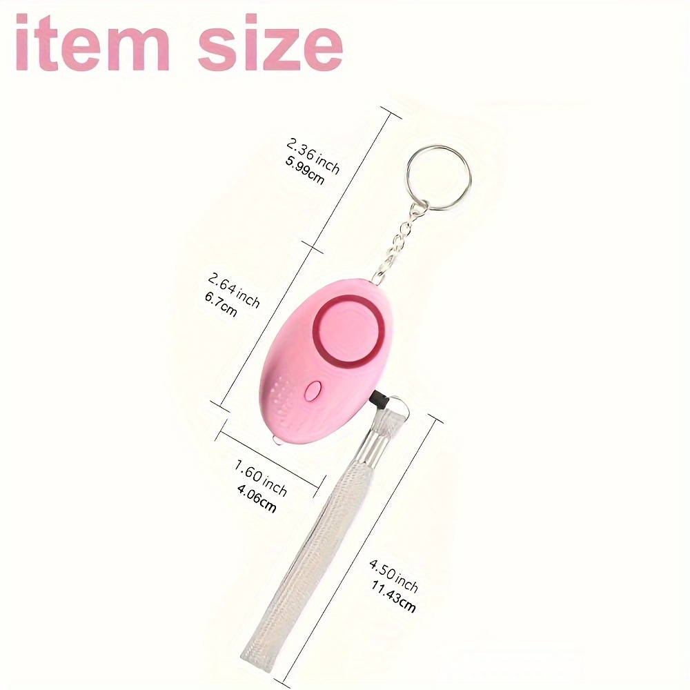 إنذار أمان شخصي 130 ديسيبل مع  - مراجعة Personal Alarm Keychain وسعره