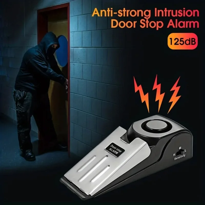 ZEXEF حماية أمنية صغيرة 125DB  - مراجعة Door Stop Alarm وسعره