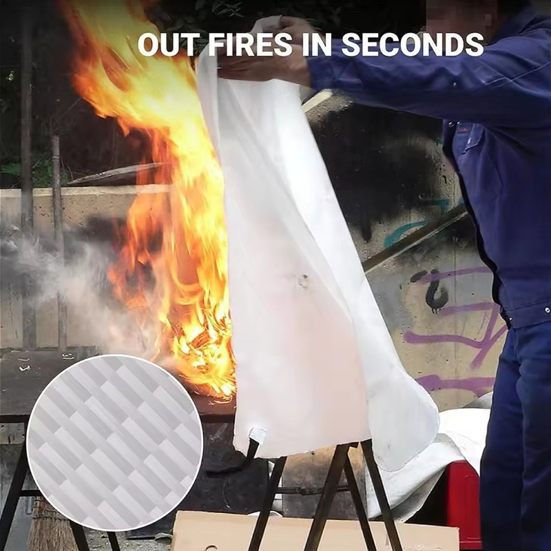 بطانية حريق للطوارئ من الألياف - مراجعة Fire Blanket Kitchen وسعره