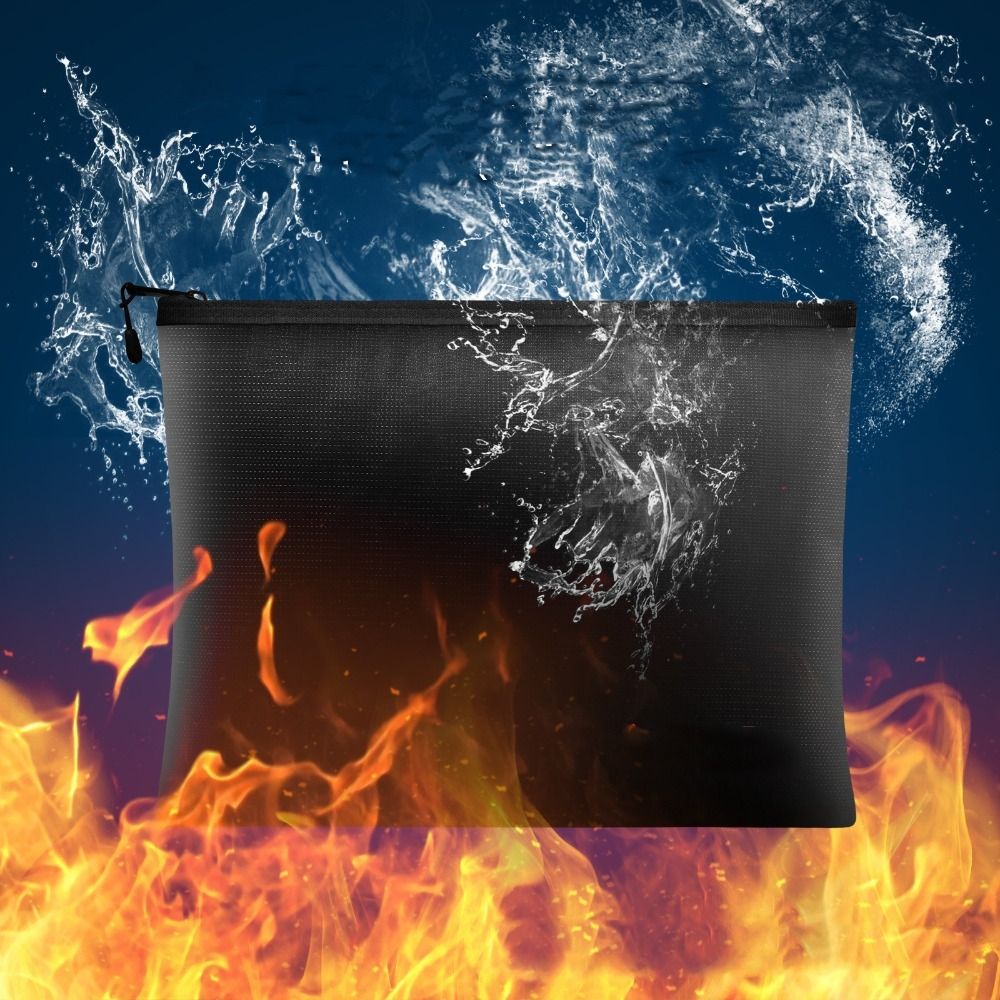 حقيبة مستندات مقاومة للحرارة ا - مراجعة Fire Safe Document وسعره
