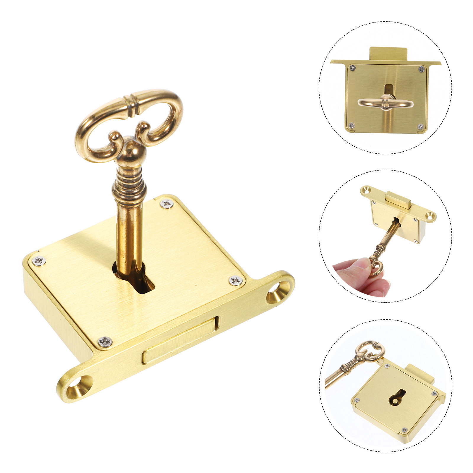 مجموعة من أقفال خزائن نحاسية م - مراجعة Lockbox Key Secure وسعره