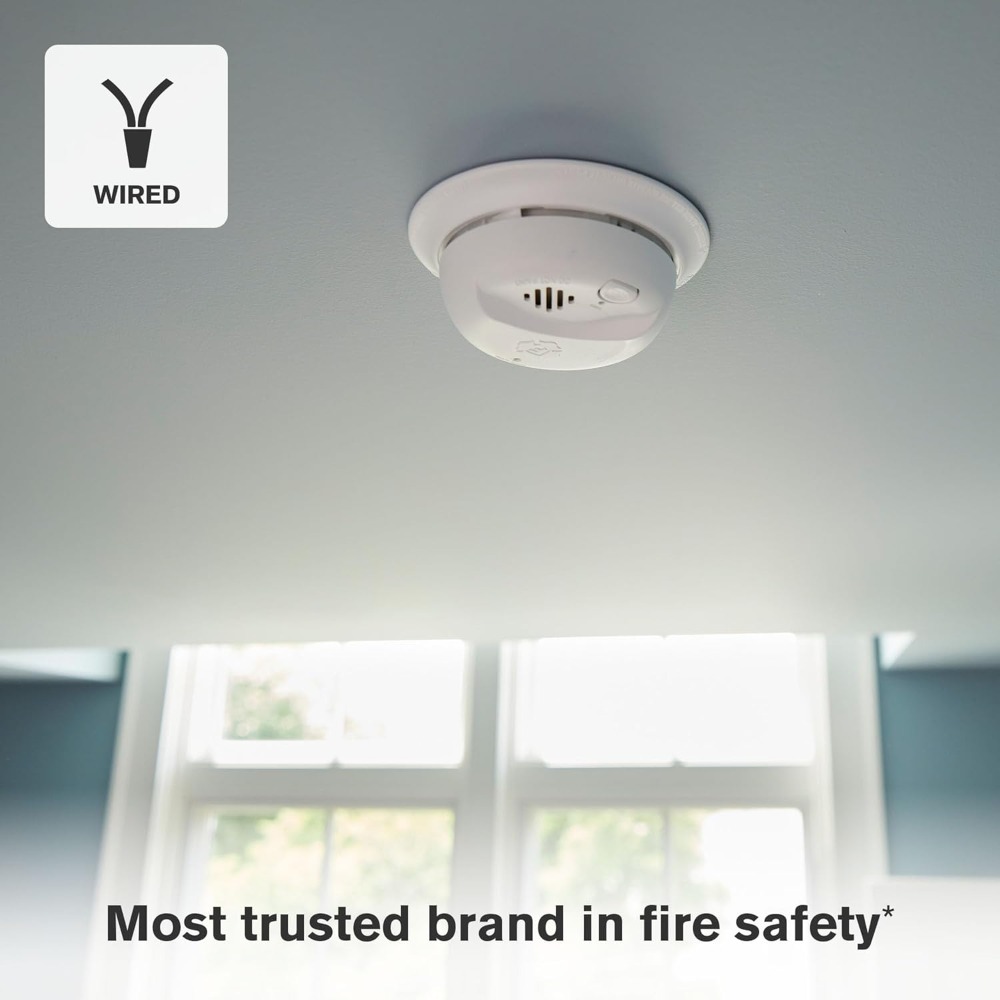 كاشف دخان متصل بالكهرباء مع بط - مراجعة Smoke Detector Interconnected وسعره