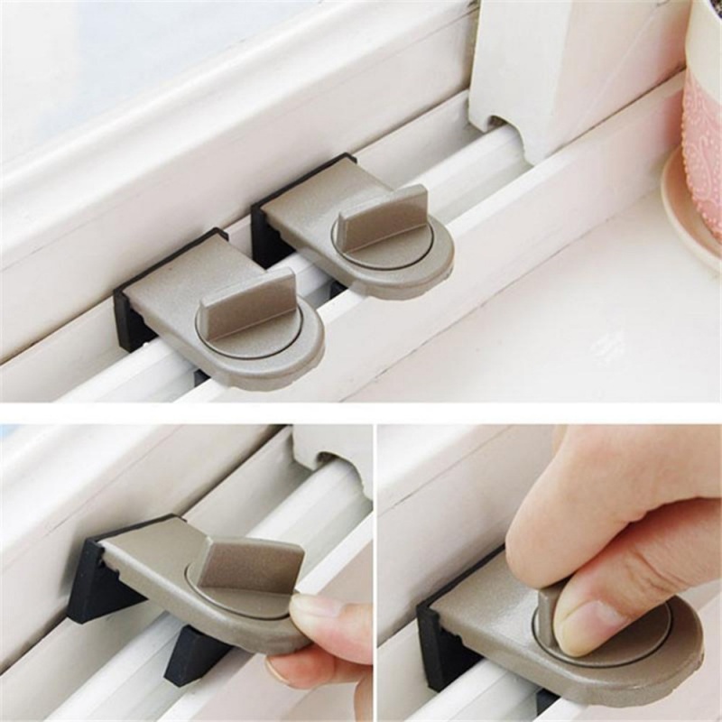 4 مجموعات انزلاق وشاح سدادة قف - مراجعة Window Lock Bar وسعره