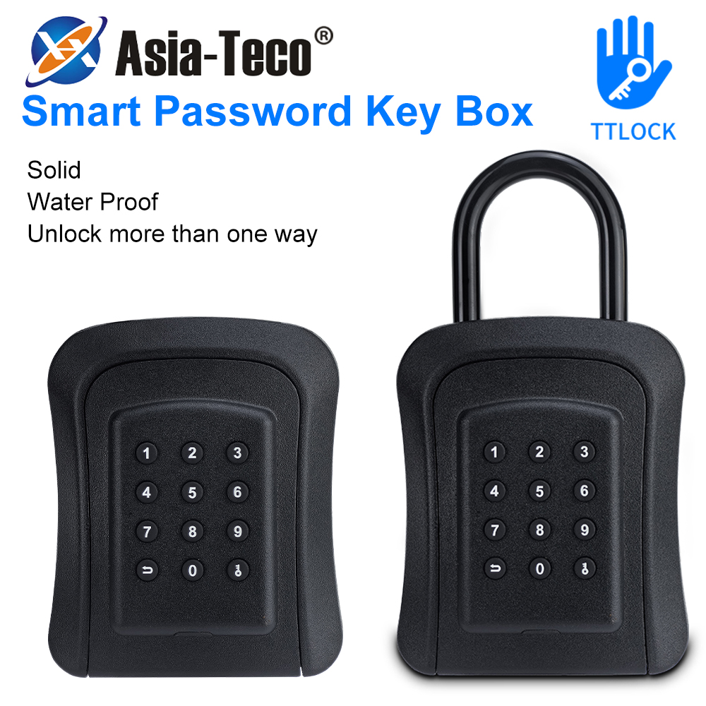 TTLock صندوق مفاتيح لاسلكي مقا - مراجعة Lockbox Key Secure وسعره