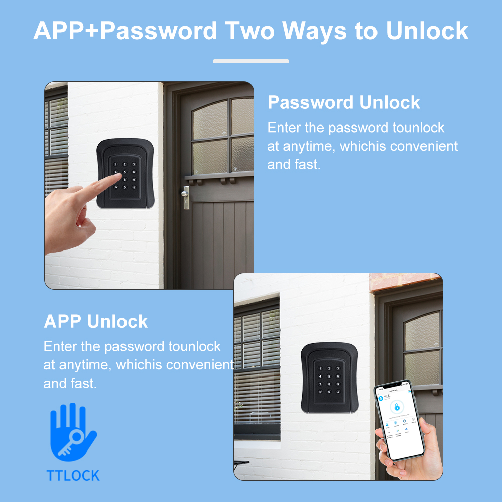 TTLock صندوق مفاتيح لاسلكي مقا - مراجعة Lockbox Key Secure وسعره