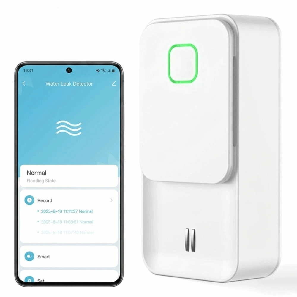 مستشعر تسرب المياه متصل بالواي - مراجعة Water Alarm Sensor وسعره