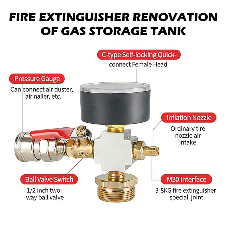 طقم محول ضغط مضخة الهواء للخزا - مراجعة Fire Extinguisher Small وسعره