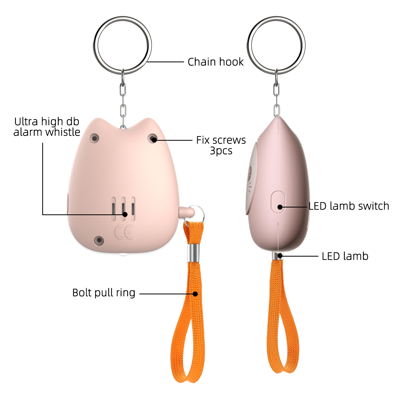 2025 إنذار شخصي جديد للدفاع عن - مراجعة Personal Alarm Keychain وسعره