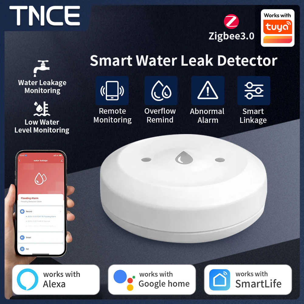 جهاز استشعار تسرب المياه الذكي - مراجعة Water Alarm Sensor وسعره