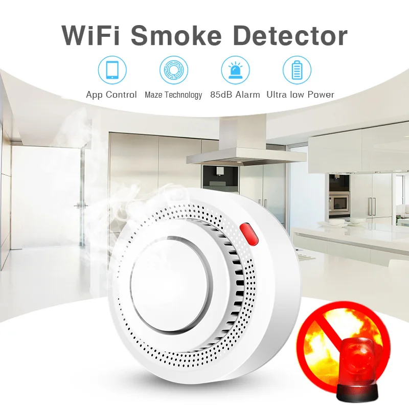 مجموعة من 2 جهاز استشعار دخان  - مراجعة Smoke Detector Interconnected وسعره