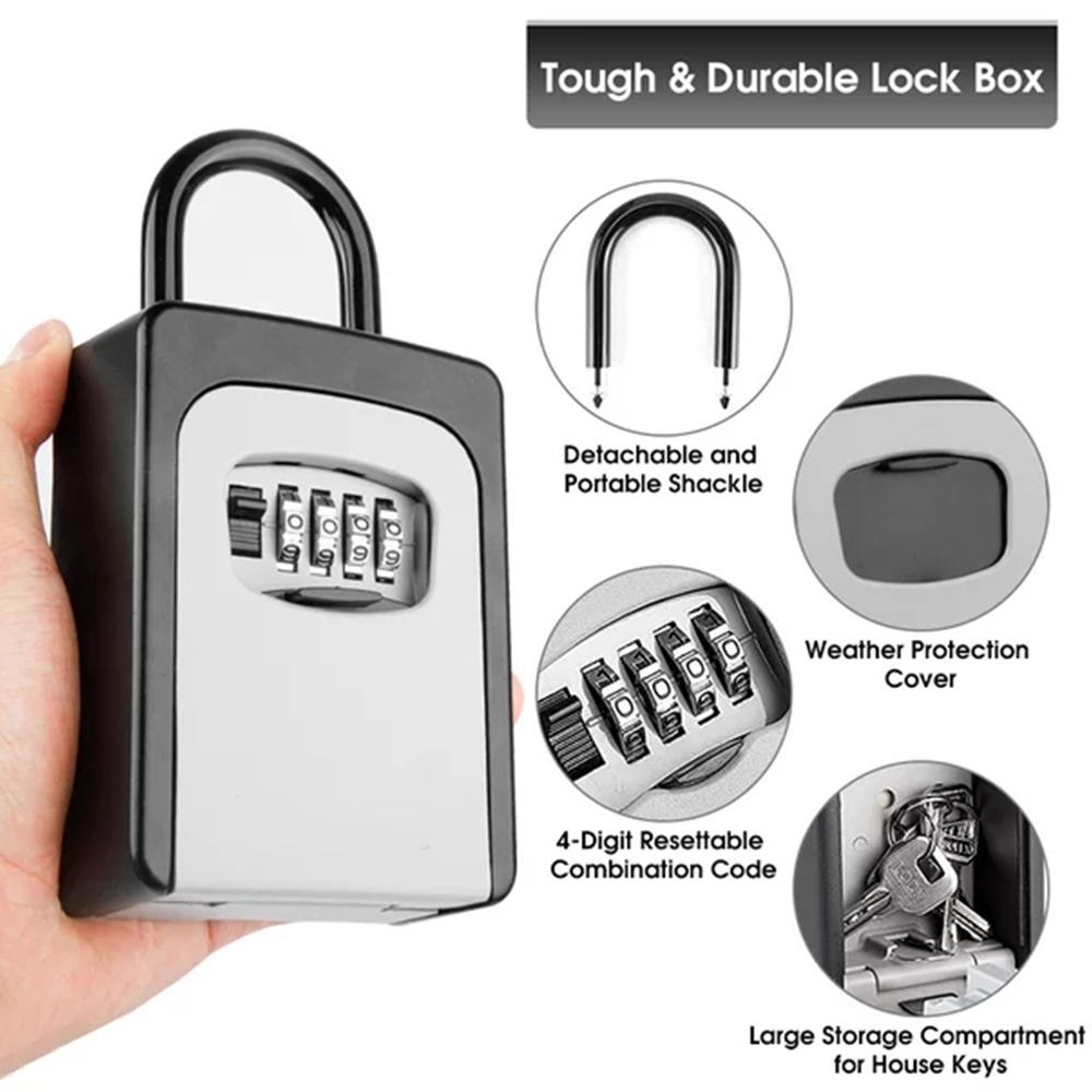الحائط مفتاح صندوق تخزين المحم - مراجعة Lockbox Key Secure وسعره