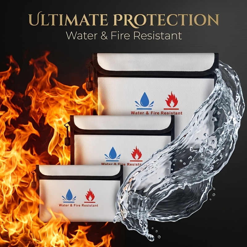 حقيبة مستندات مقاومة للحريق وا - مراجعة Fire Safe Document وسعره