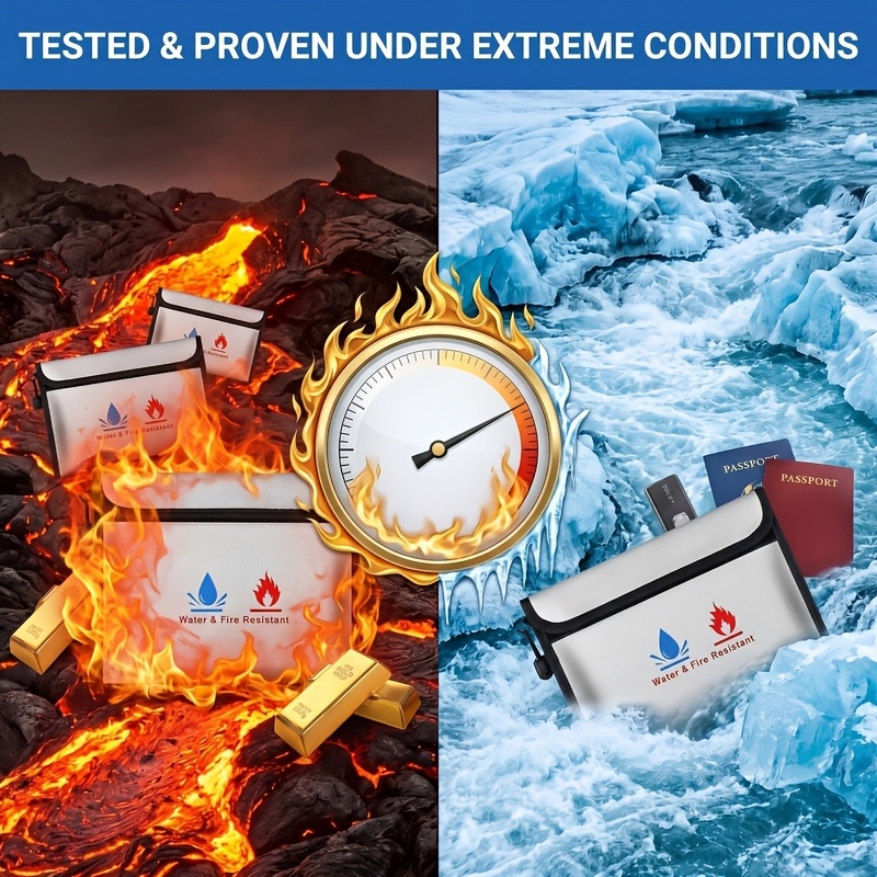 حقيبة مستندات مقاومة للحريق وا - مراجعة Fire Safe Document وسعره