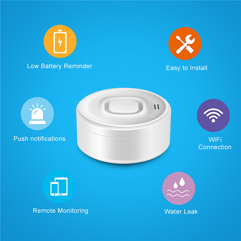 كاشف تسرب المياه الذكي WIFI 10 - مراجعة Water Alarm Sensor وسعره