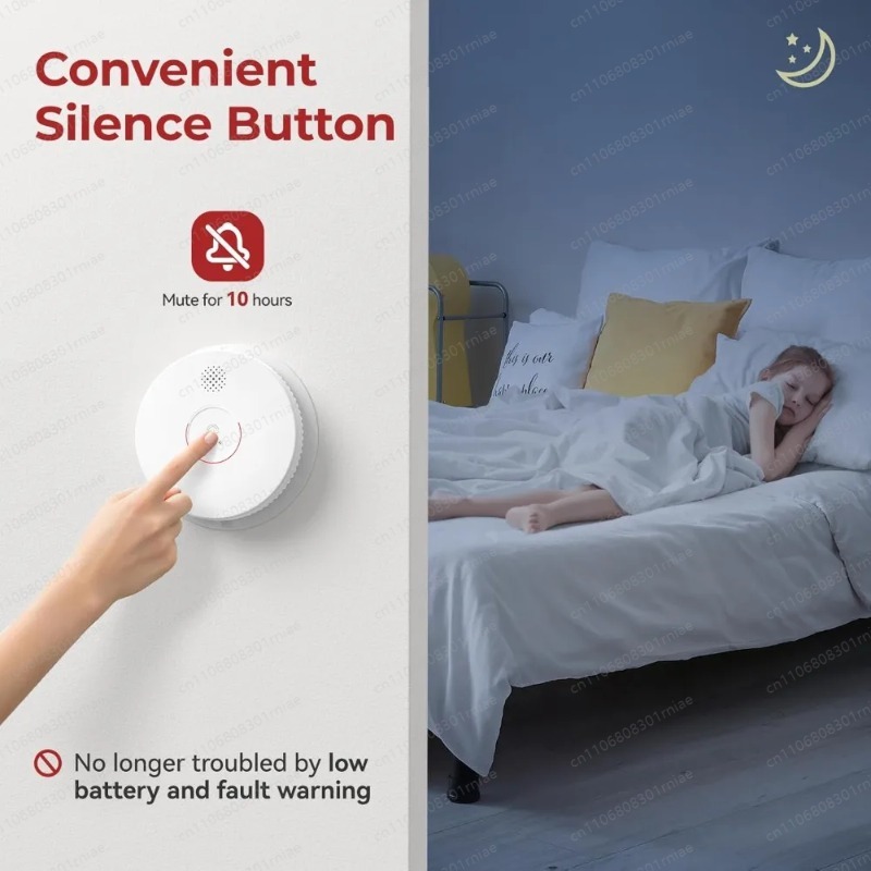 جهاز إنذار دخان كهروضوئي عالي  - مراجعة Smoke Detector Interconnected وسعره