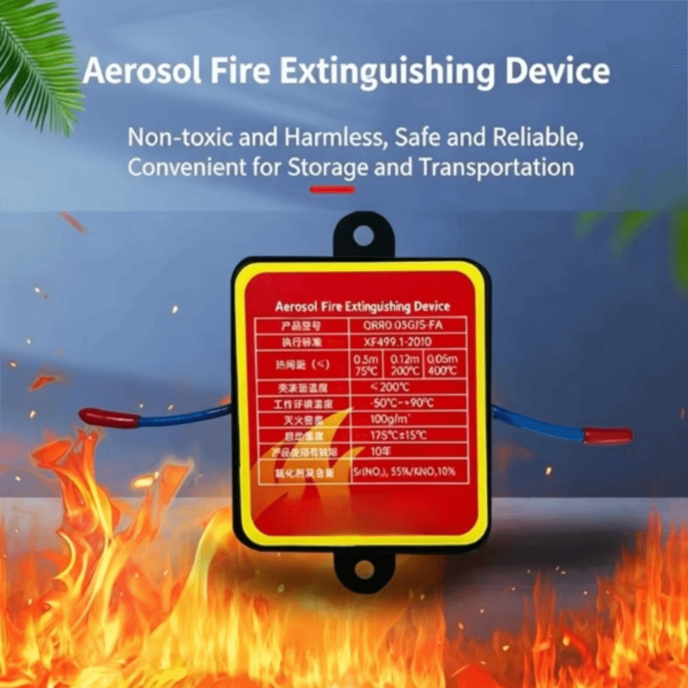 جهاز إطفاء الحريق التلقائي الم - مراجعة Fire Extinguisher Small وسعره